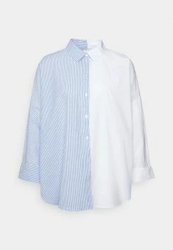 ONLY Tall ONLNEW GRACE MIX - Button-down Blouse - Moonlight Blue/white